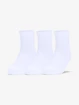 Ponožky Under Armour Training Cotton QTR bílé