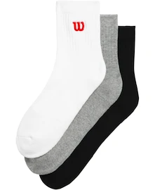 Ponožky Wilson Quarter Top Sock 3 Pack Multicolor