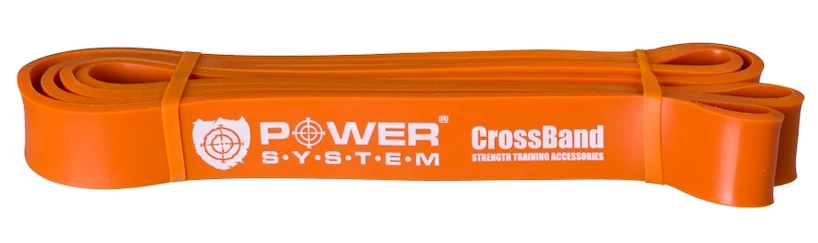 Posilovací guma Power System  Cross Band Level 2 oranžová