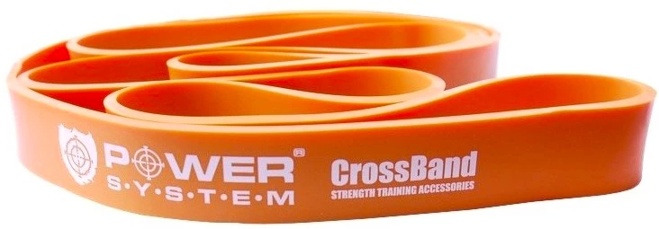 Posilovací guma Power System  Cross Band Level 2 oranžová