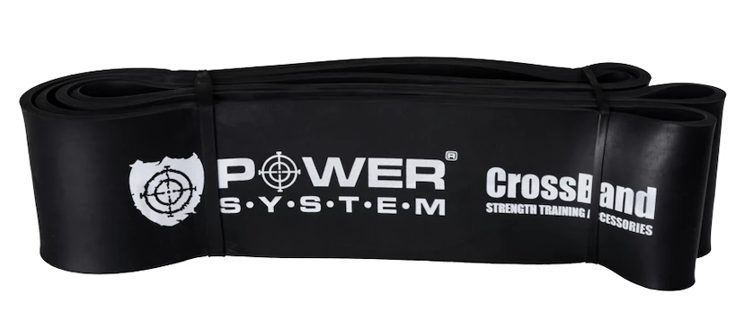 Posilovací guma Power System  Cross Band Level 5 černá