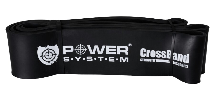 Posilovací guma Power System  Cross Band Level 5 černá - thumb (1)