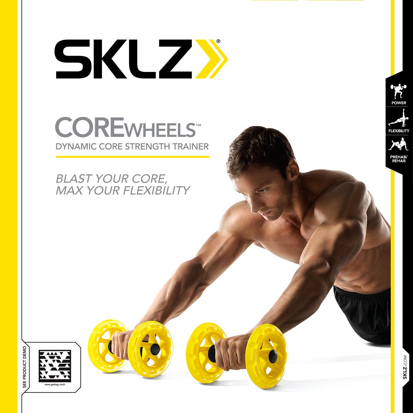 Posilovací kolečko SKLZ  Core Wheels - thumb (1)