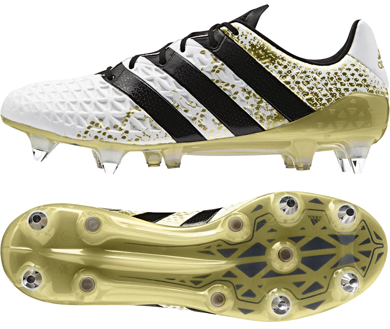 POSLEDNÍ KUS - Kopačky adidas Ace 16.1 SG White/Core Black - UK 7.5
