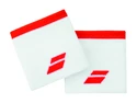 Potítka Babolat  Logo Wristband White/Fiesta Red (2 ks)