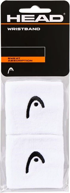 Potítka Head  Wristband 2.5" (2 Pack) white