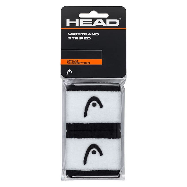 Potítka Head  Wristband STRIPED 2.5 Black/White