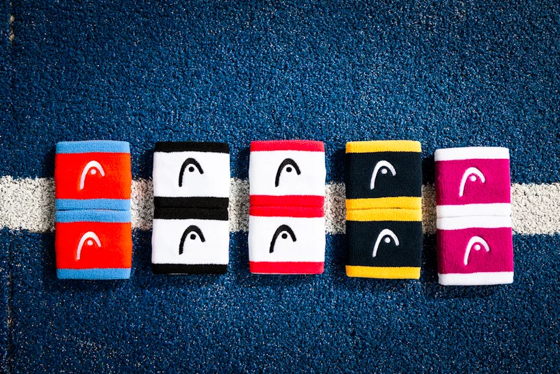 Potítka Head  Wristband STRIPED 2.5 Black/White