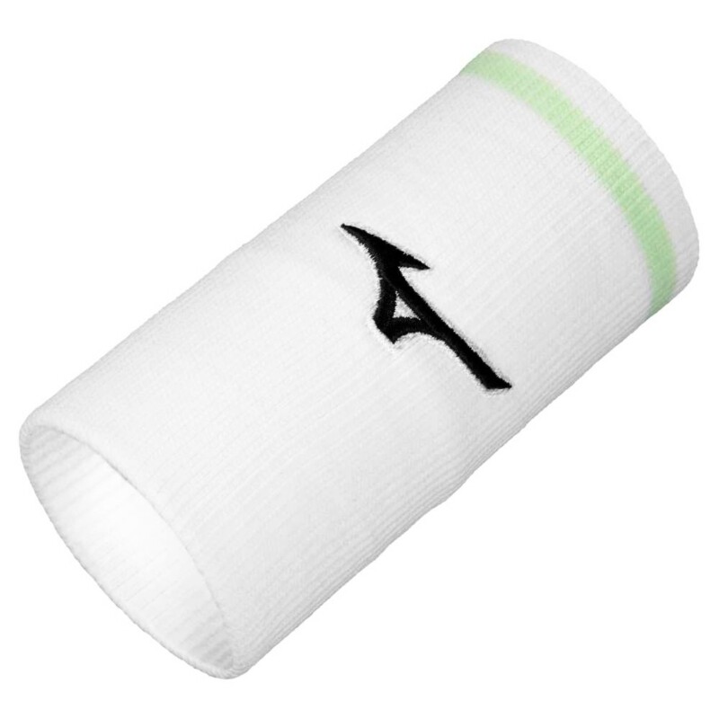 Product detail of Potítka Mizuno  Wristband Long With Line White/Neo Mint