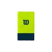 Potítka Wilson  Extra Wide Wristband Lime/Blue (2 ks)