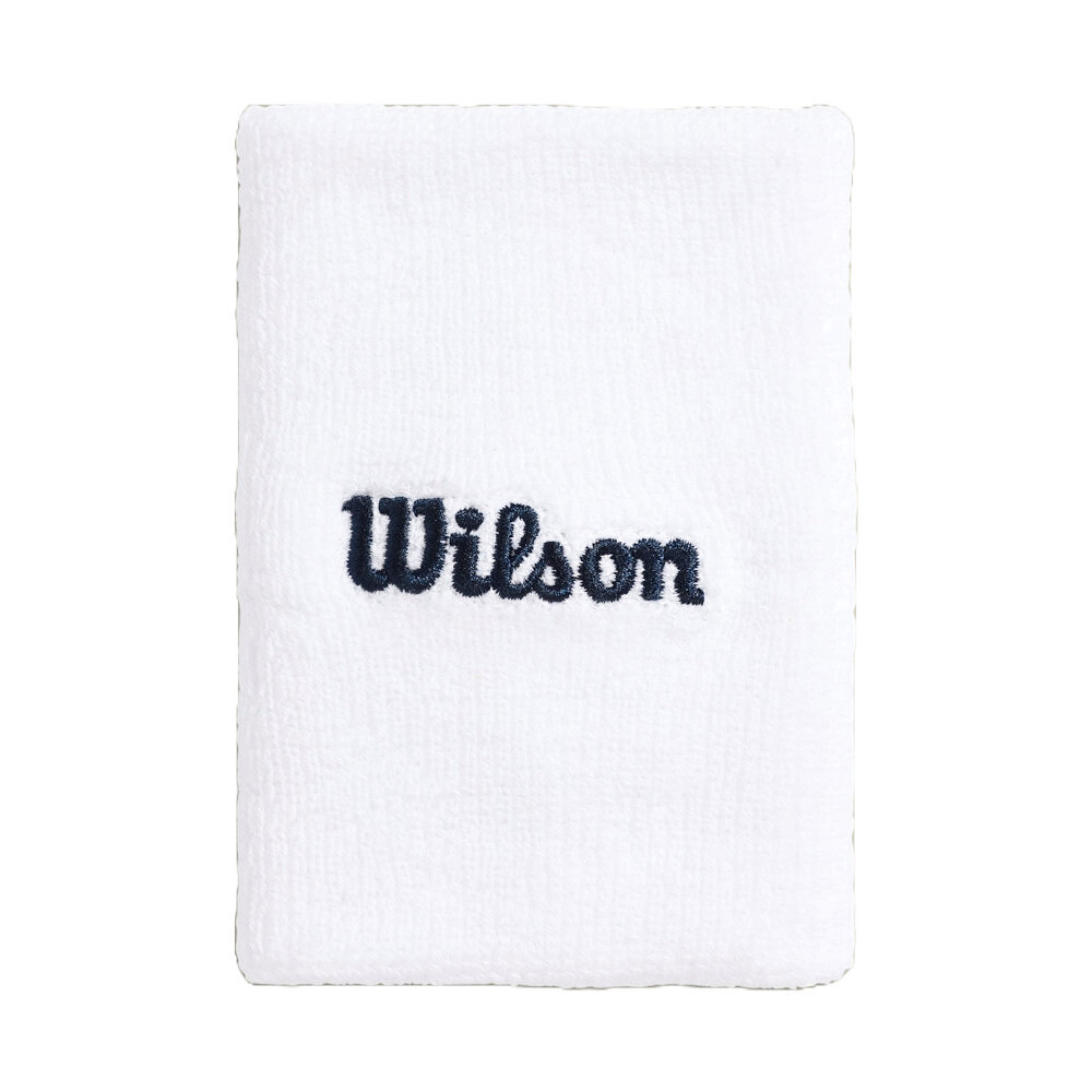 Potítka Wilson  Wide Terry Wristbands Bright White - main (0)