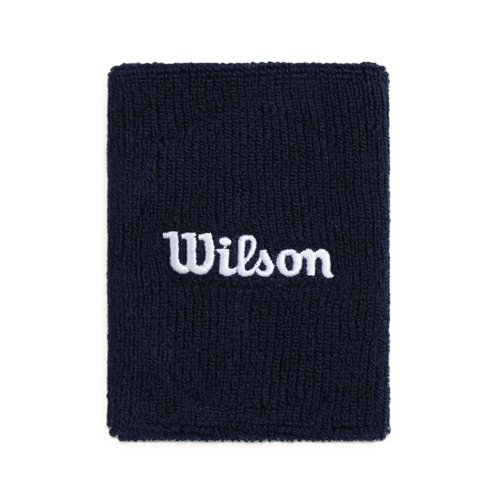 Potítka Wilson  Wide Terry Wristbands Classic Navy - main (0)