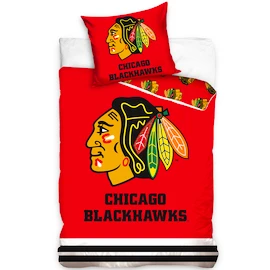 Povlečení Official Merchandise NHL Chicago Blackhawks 140x200/70x90 cm