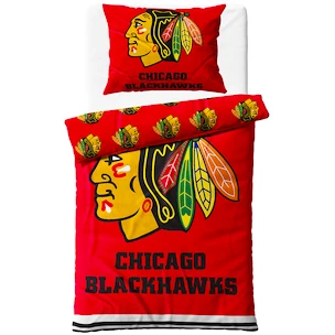 Povlečení Official Merchandise  NHL Chicago Blackhawks 140x200/70x90 cm