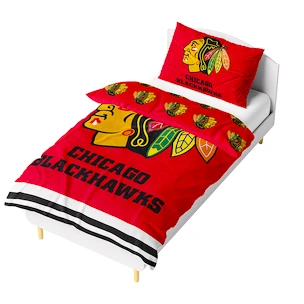 Povlečení Official Merchandise  NHL Chicago Blackhawks 140x200/70x90 cm