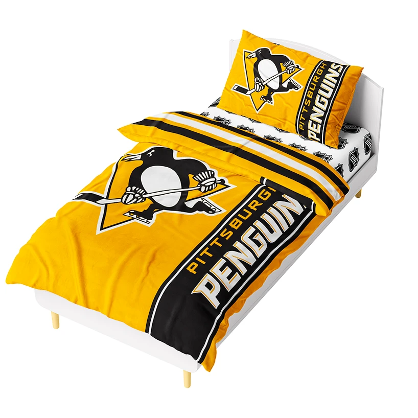 Povlečení Official Merchandise  NHL Pittsburgh Penguins Belt 140x200/70x90 cm