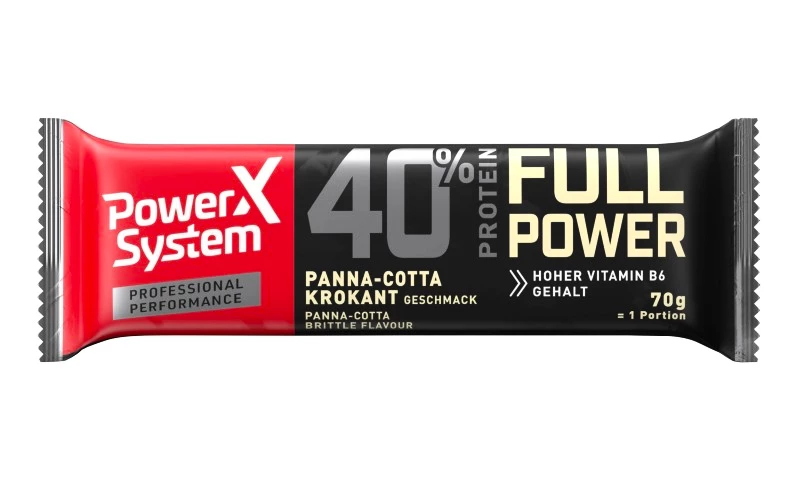 Power System Bar 40% Panna-Cotta Brittle 70 g