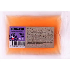 Prací prostředek Biowash vzorek pracího gelu levandule/lanolín na vlnu, 30 ml