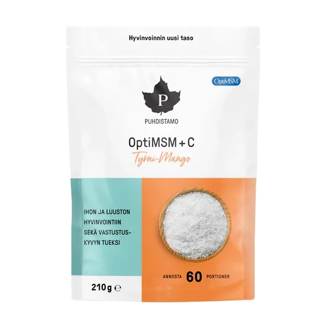 Puhdistamo  OptiMSM + C 210 g rakytník - mango
