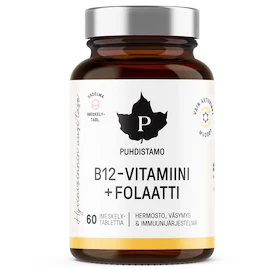 Puhdistamo Vitamin B12 Folate (Vitamín B12 s folátem Quatrefolic®) 60 tabs