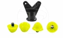 ROZBALENÉ - Cyklistické tretry Force MTB HARD fluo-černé
