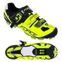 ROZBALENÉ - Cyklistické tretry Force MTB HARD fluo-černé