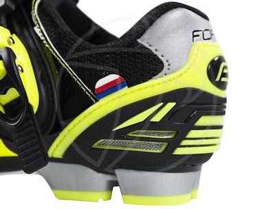 ROZBALENÉ - Cyklistické tretry Force MTB HARD fluo-černé