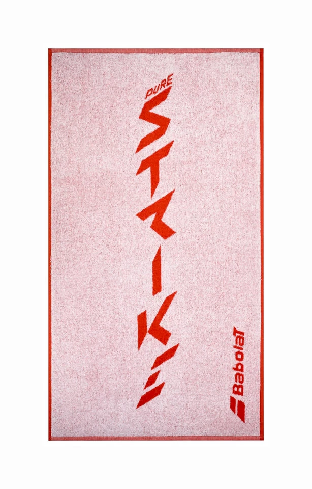 Ručník Babolat  Medium Towel White/Strike Red