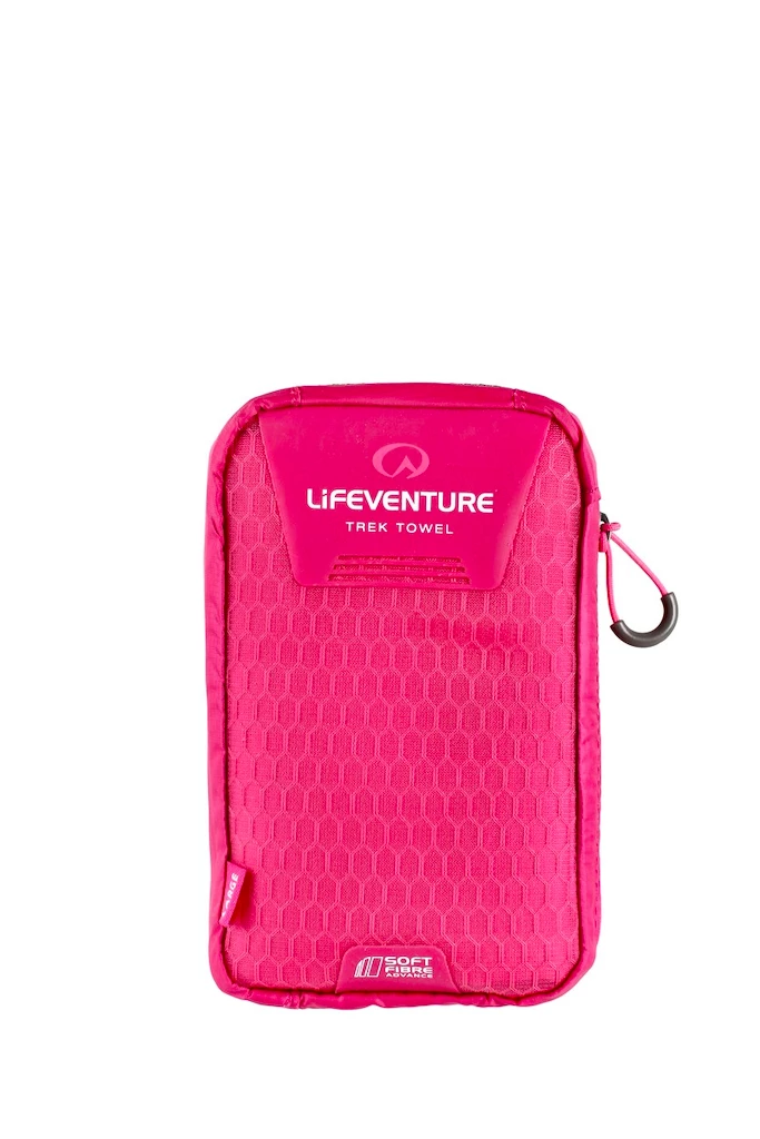 Ručník Life venture  SoftFibre Advance Trek Towel Large Pink