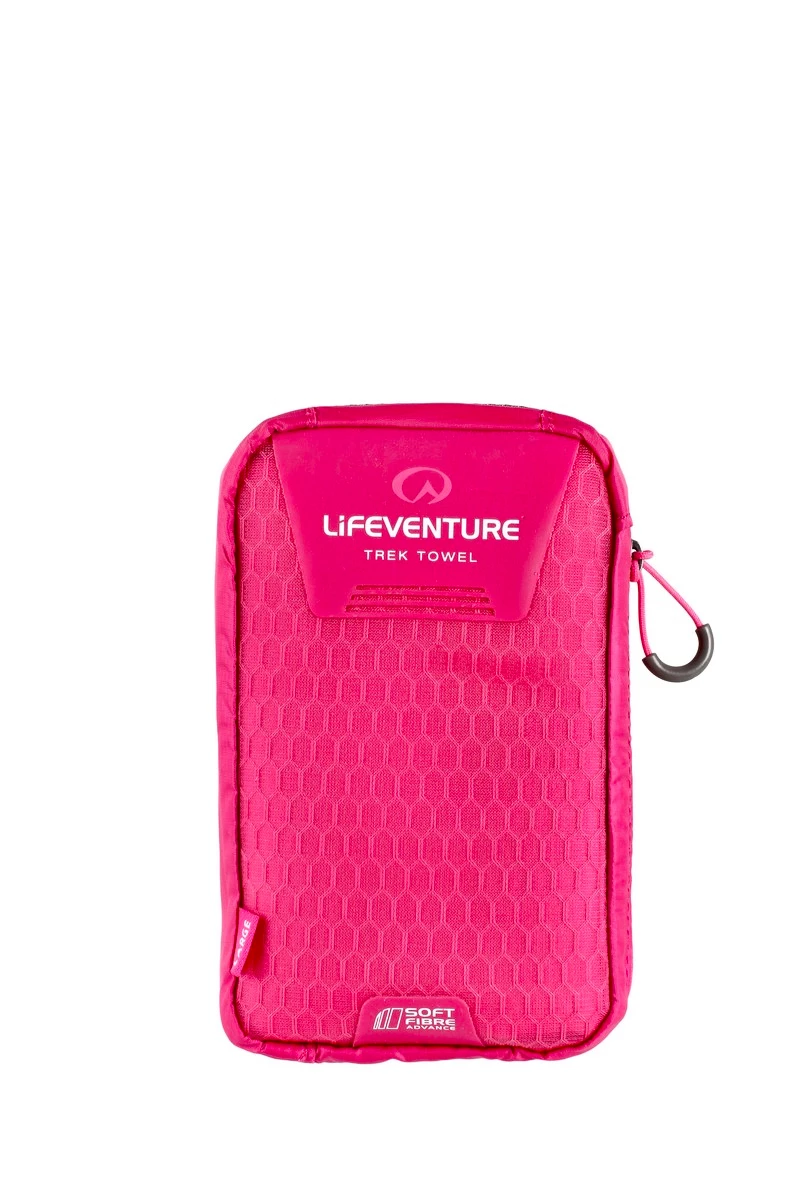 Ručník Life venture  SoftFibre Advance Trek Towel Large Pink