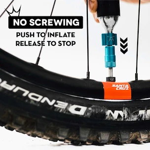 Sada CO2 hlavice a bombiček PEATY'S  Mtb (25g) - black (ppr-hti-mtb-blk-12)