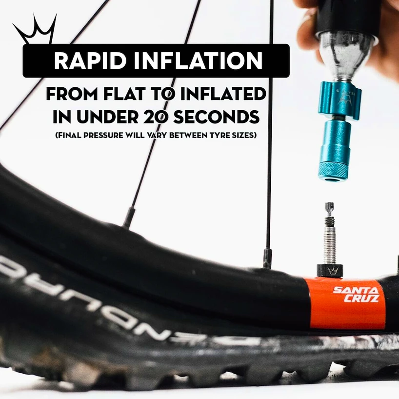 Sada CO2 hlavice a bombiček PEATY'S  Mtb (25g) - punch (ppr-hti-mtb-pun-12)