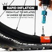 Sada CO2 hlavice a bombiček PEATY'S  Road & gravel (16g) - gold (ppr-hti-rag-gld-12)