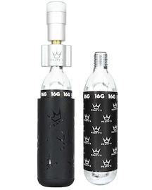 Sada CO2 hlavice a bombiček PEATY'S Road & gravel (16g) - silver (ppr-hti-rag-sil-12)