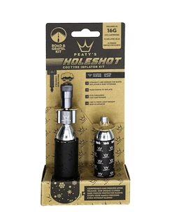 Sada CO2 hlavice a bombiček PEATY'S  Road & gravel (16g) - slate (ppr-hti-rag-slt-12)