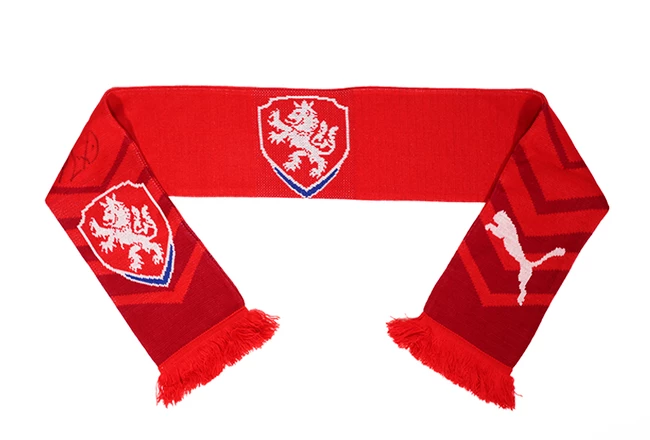 Šála Puma Česká republika Fan s originálním podpisem Petra Čecha