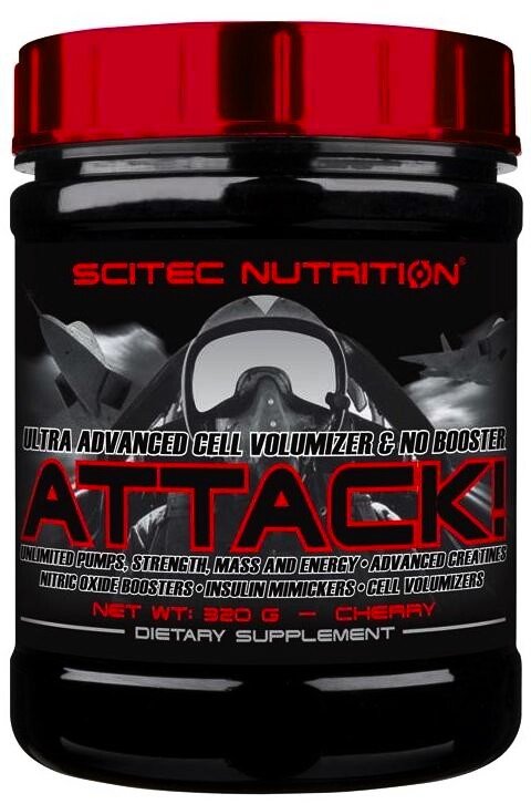 Product detail of Scitec Nutrition Attack 320 g višeň