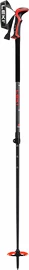 Skialpové hole Leki Haute Route 2 Dark anthracite - Dark red - Black 110-150