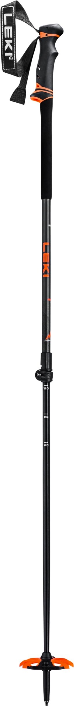 Skialpové hole Leki  Helicon Lite Dark anthracite - Neon orange - Black 110-145 - thumb (2)