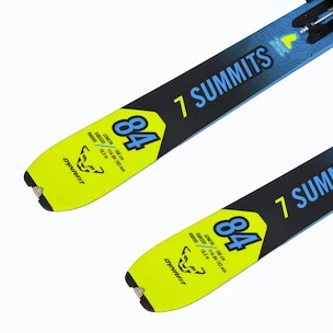 Skialpové lyže Dynafit  Seven summits plus Lime yellow + Skin + Vázání