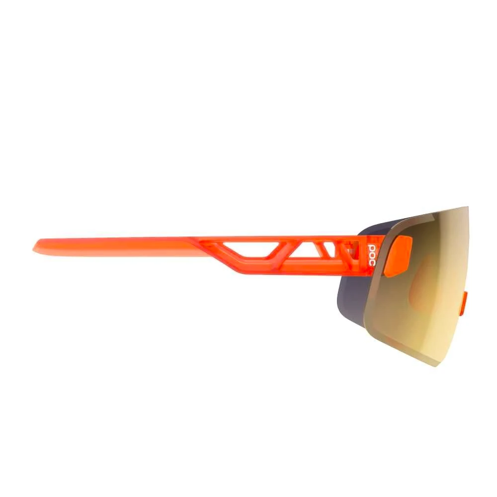 Sportovní brýle POC  Elicit Toric Fluo. Orange Translucent/Clarity Road/Partly Sunny Gold ONE