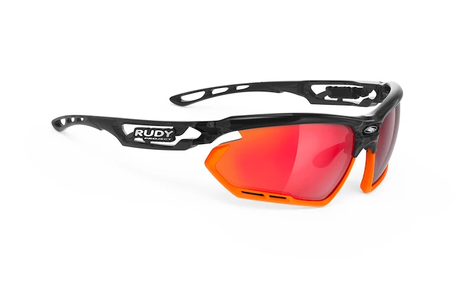Sportovní brýle Rudy Project  FOTONYK Crystal Graphite/Multilaser Red SP453895-0003