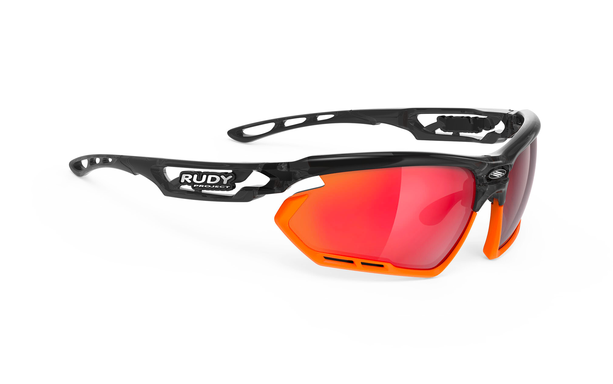 Sportovní brýle Rudy Project  FOTONYK Crystal Graphite/Multilaser Red SP453895-0003 - thumb (4)