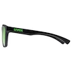 Sportovní brýle Uvex  Esntl Spirit Black Matt/Mir. Green (S5330622216)