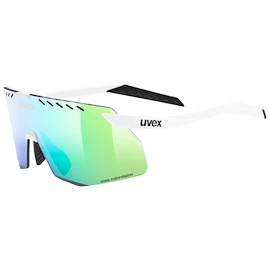 Sportovní brýle Uvex Pace Stage S Cv White Matt/Mir.Green (S5330738886)