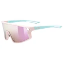 Sportovní brýle Uvex  Skyryse Jr. Pink-Green Matt/Mir.Pink (S5330763716)