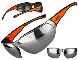 Sportovní brýle Uvex Sportstyle 204 Black Orange filtr UV
