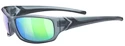 Sportovní brýle Uvex Sportstyle 211 Smoke Mat/Mirror Green (Cat. 3)