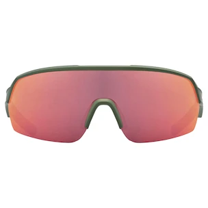Sportovní brýle Uvex  Sportstyle 227 Olive Mat/Mirror Red (Cat. 3)