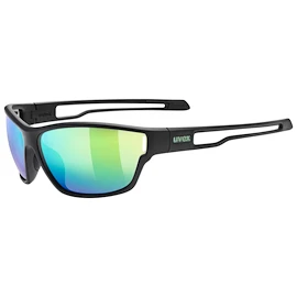 Sportovní brýle Uvex Sportstyle 806 Black Matt/Mir.Green (S5330872215)